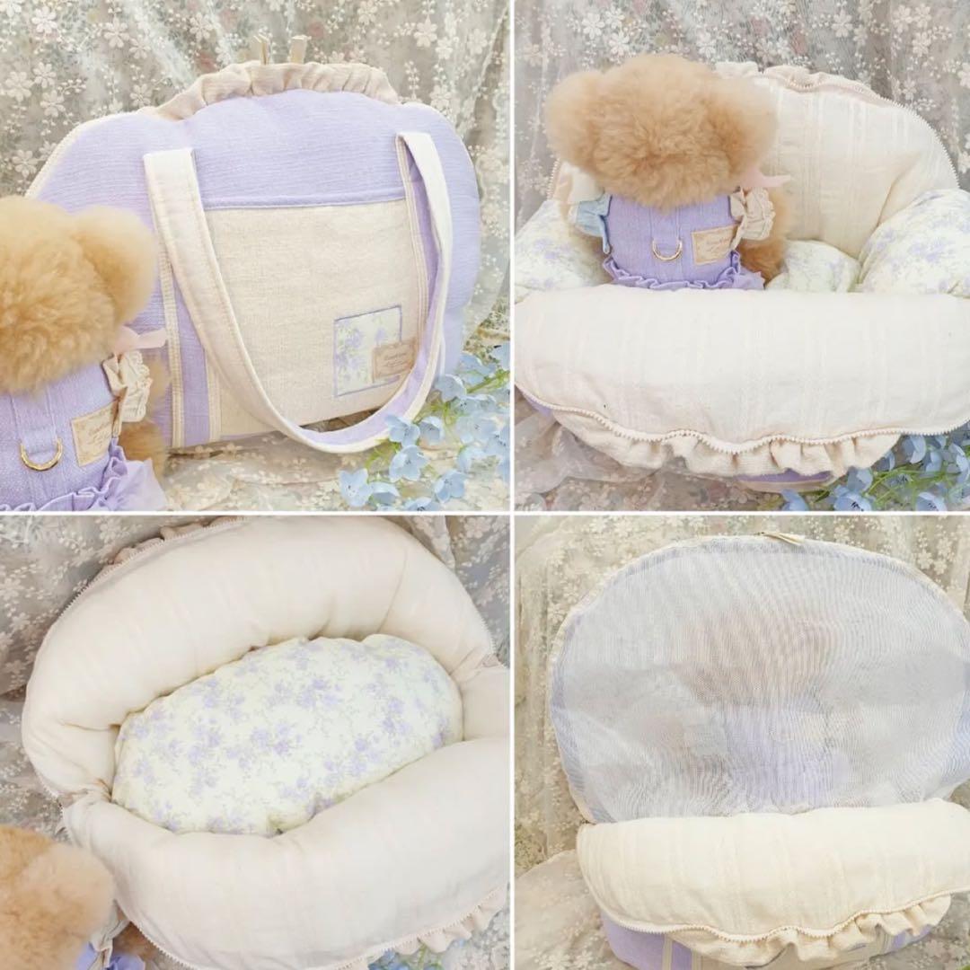 韓国　carocara コットンキャリーバッグ　インナーメッシュ有り