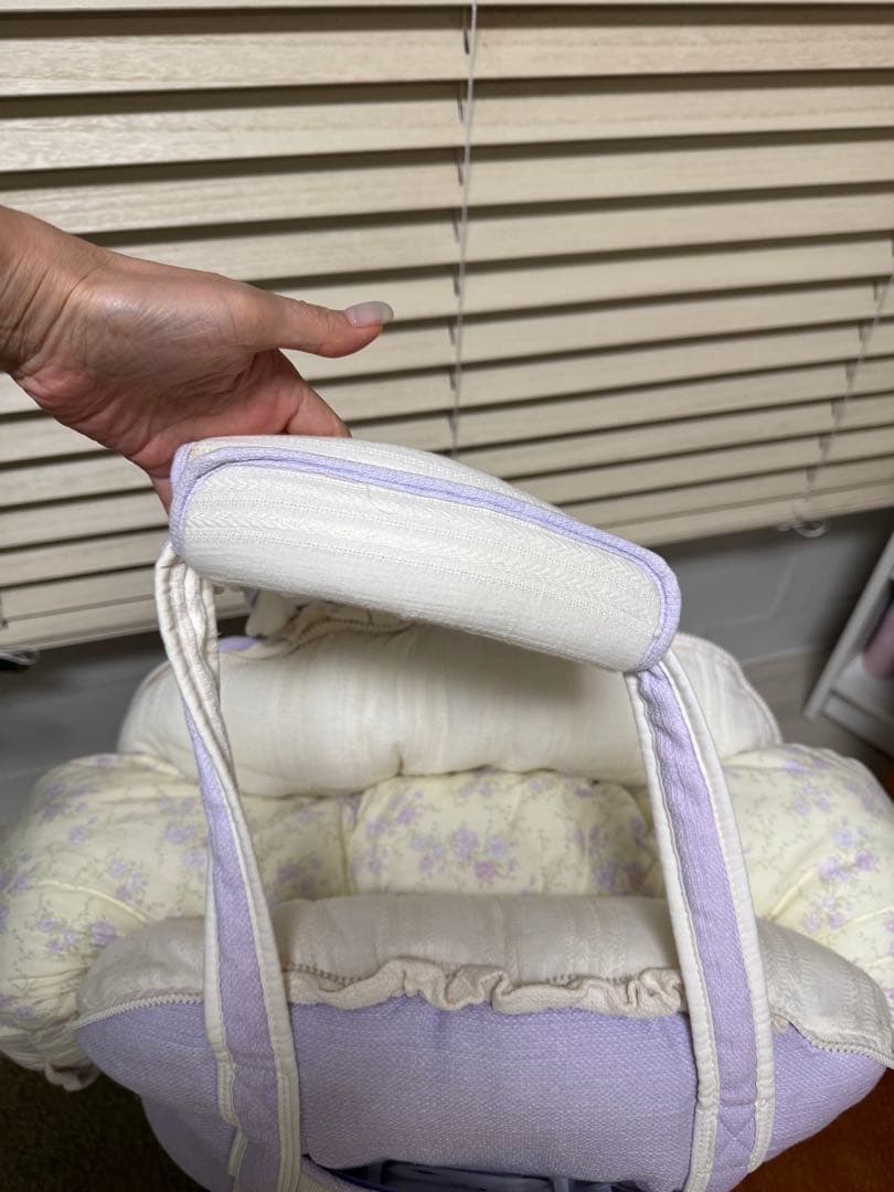 韓国　carocara コットンキャリーバッグ　インナーメッシュ有り