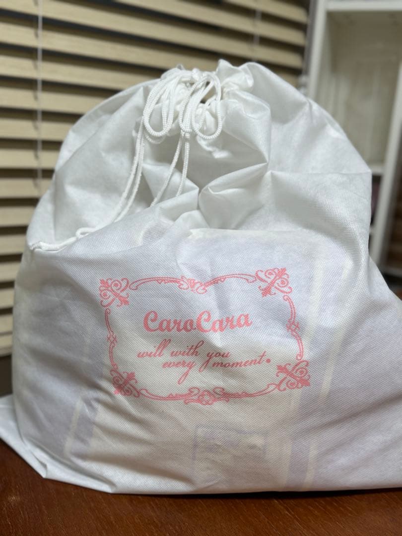 韓国　carocara コットンキャリーバッグ　インナーメッシュ有り