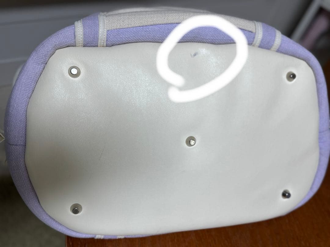 韓国　carocara コットンキャリーバッグ　インナーメッシュ有り