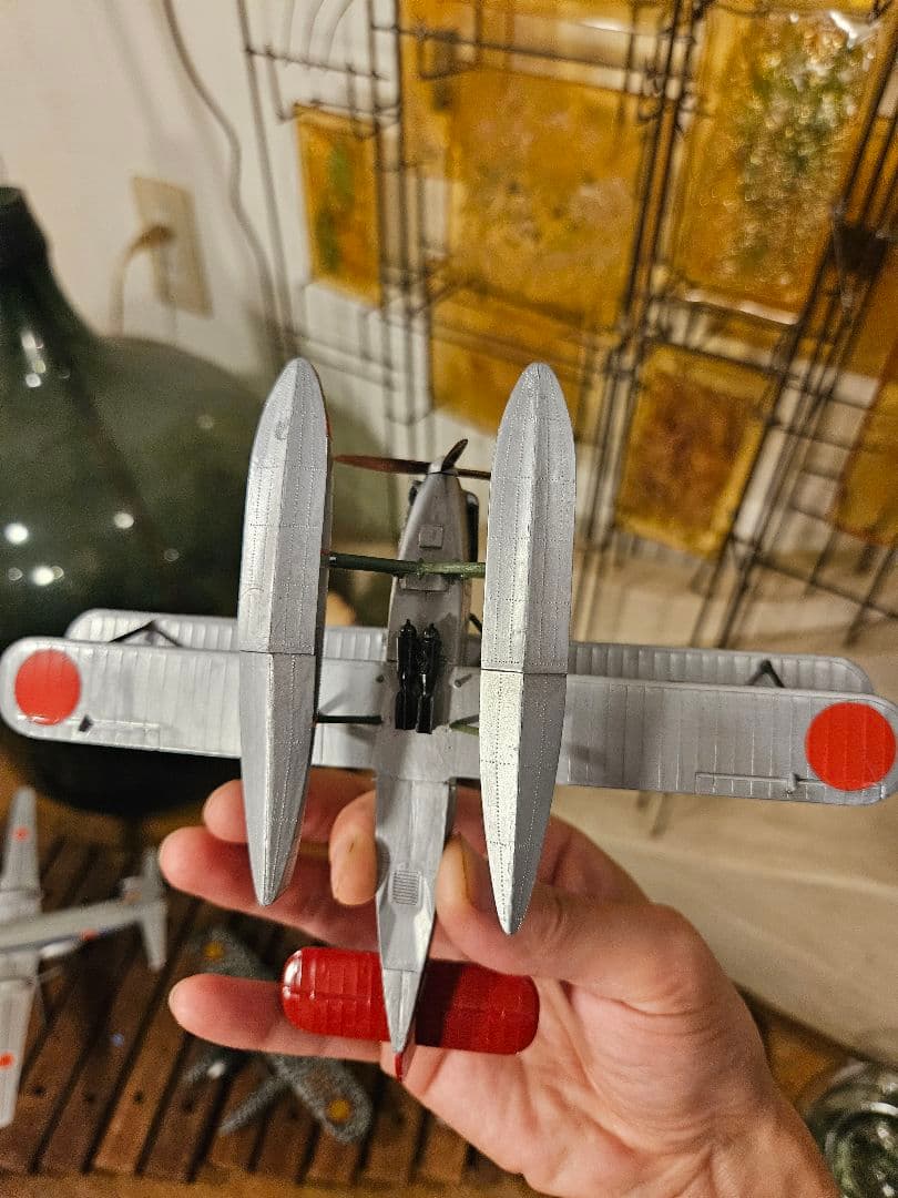 飛行機　戦闘機　模型　プラモデル　航空自衛隊　水上　ドイツ　日本軍　昭和レトロ