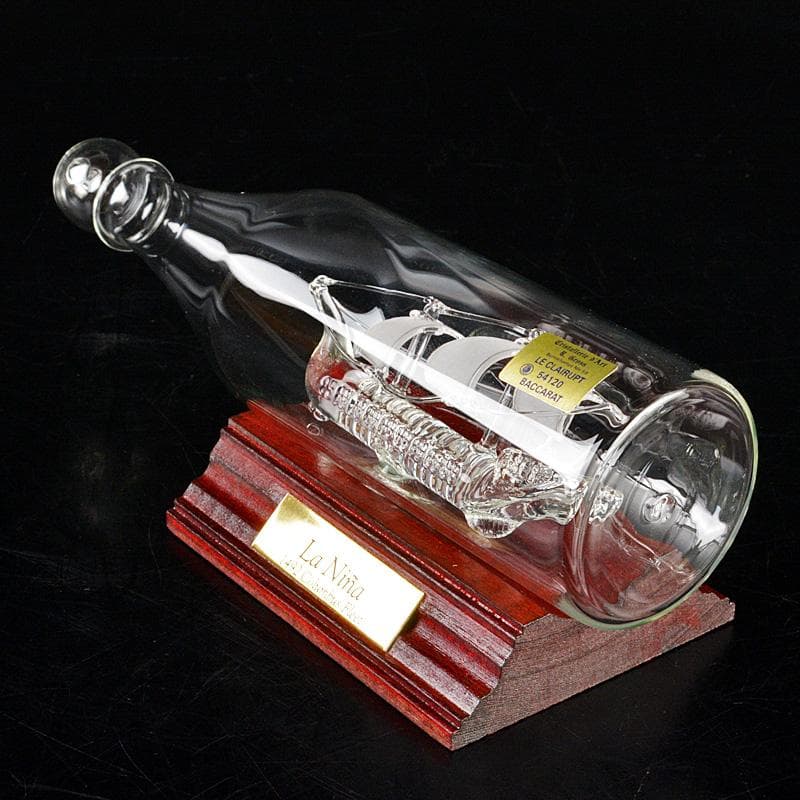 Baccarat　バカラ　ボトルシップ　コロンブスフリート　V　R7021