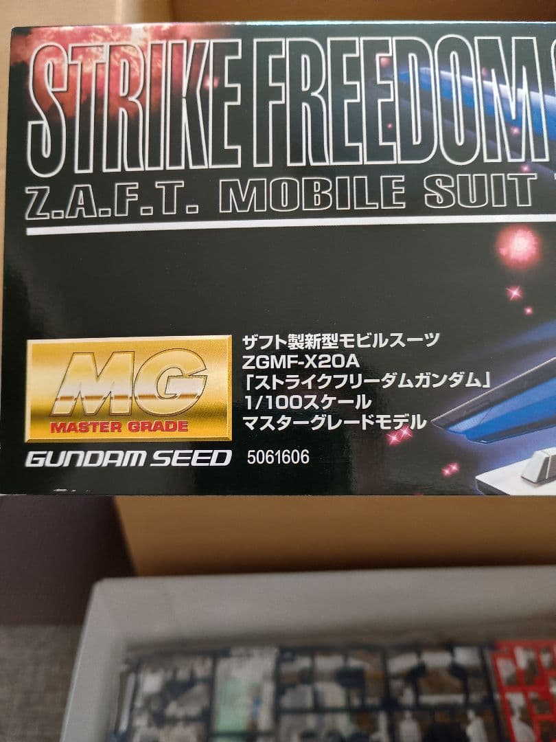 MG 1/100 ZGMF-X20A ストライクフリーダムガンダム　未組立