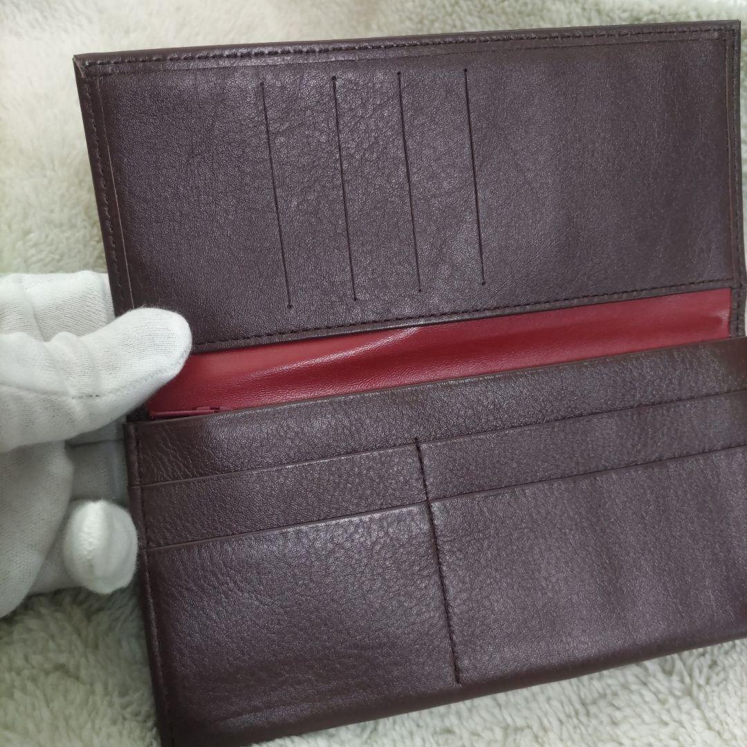 皇室　皇居　限定　長財布　折り財布　こげ茶　本革