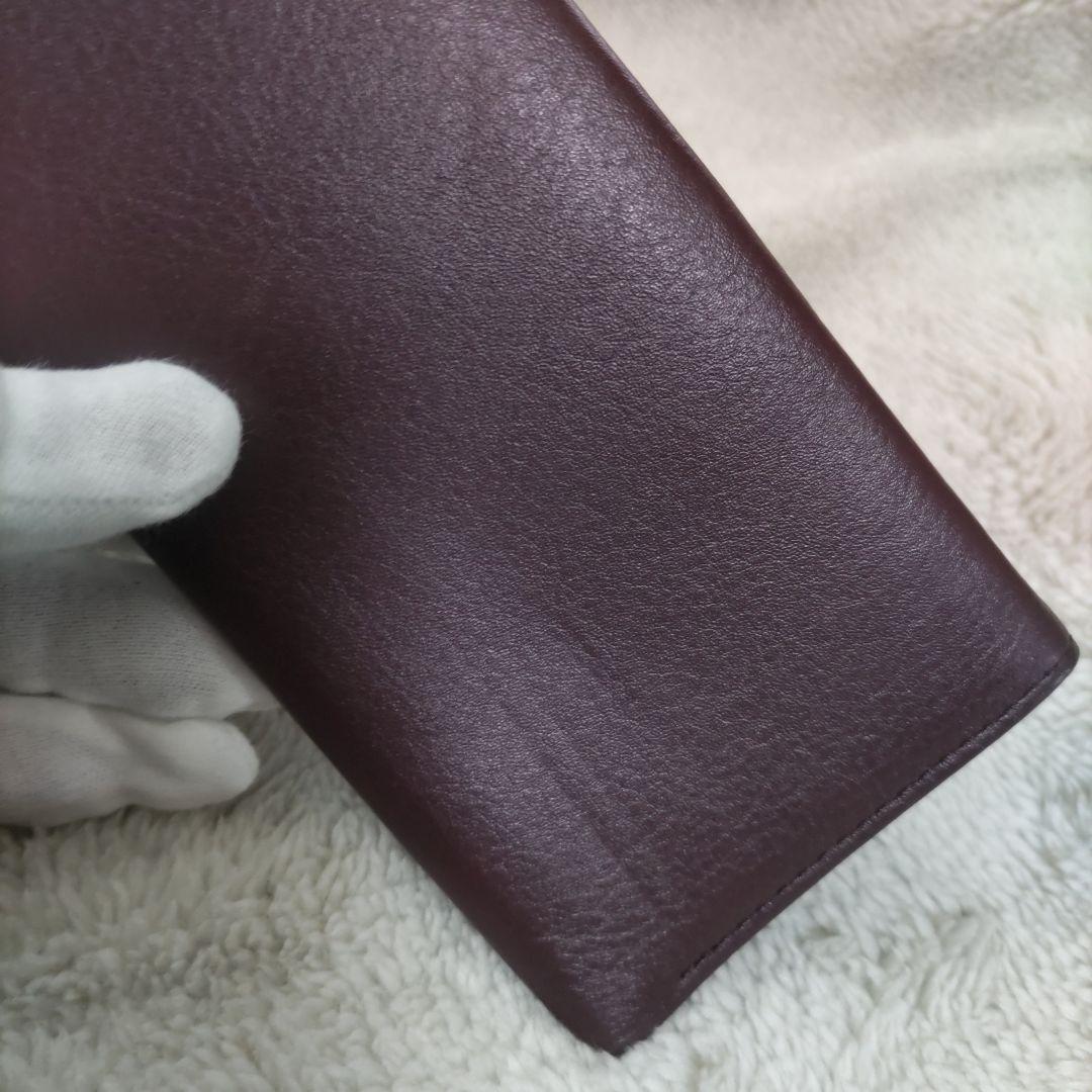 皇室　皇居　限定　長財布　折り財布　こげ茶　本革