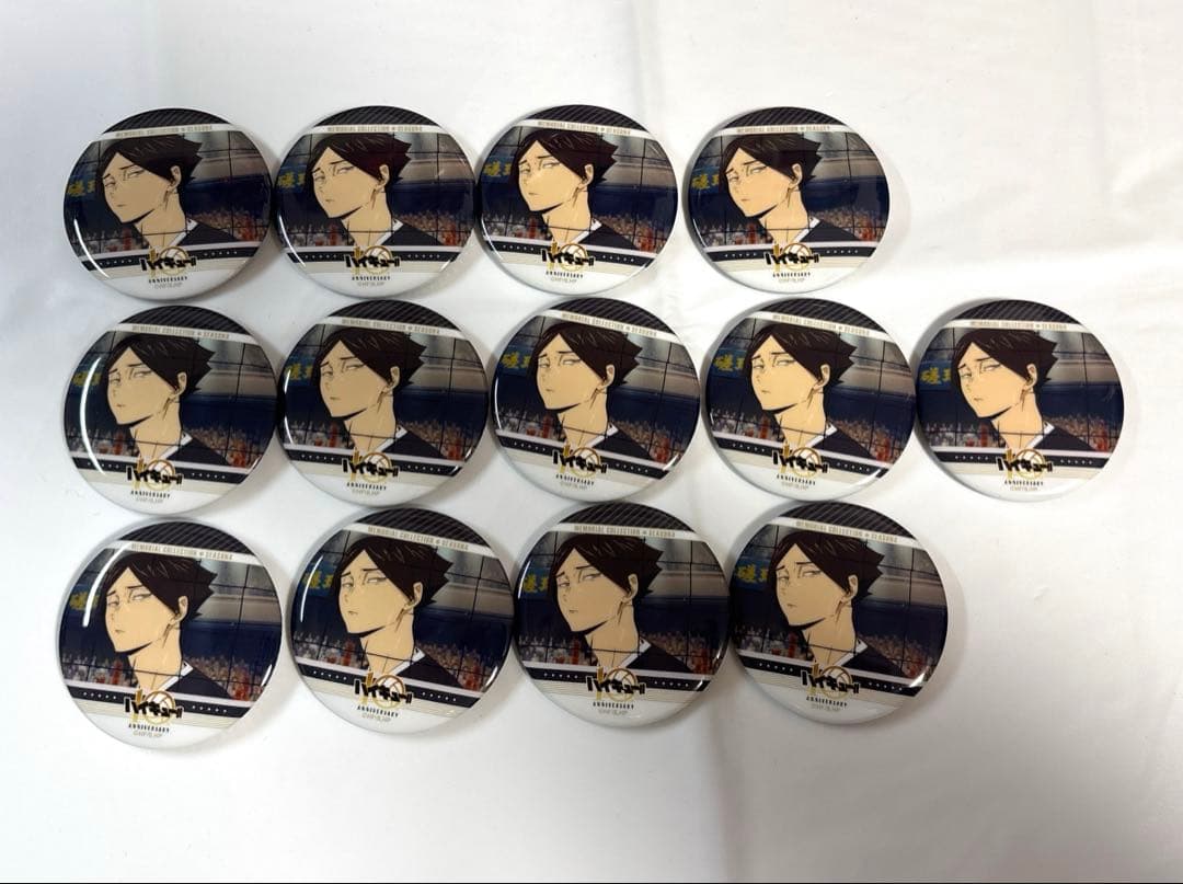 ハイキュー　角名倫太郎　缶バッジ　ハイキュー10周年記念展　缶バッジ