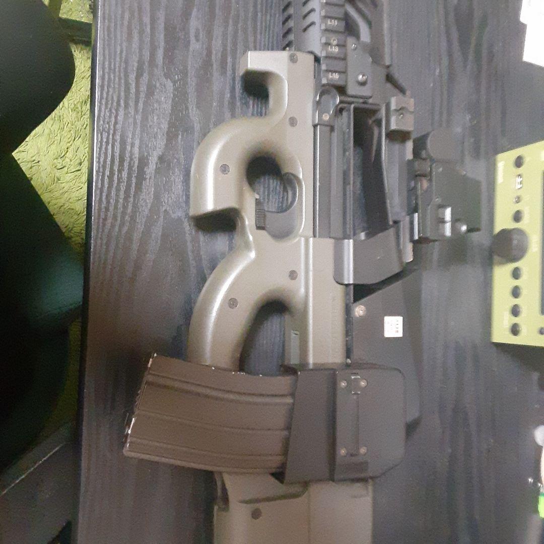 マルイ電動ガン　P90ハイサイクル内部カスタム　ドラムマガジンなどオマケ付属