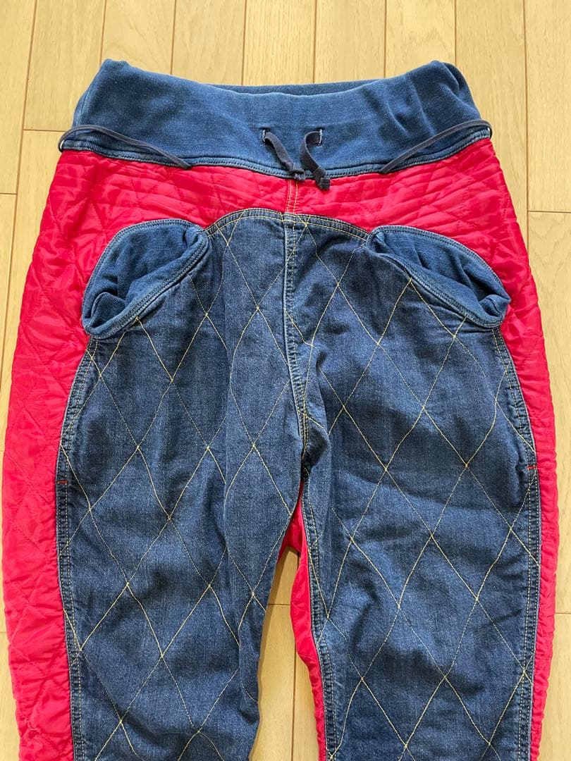 キャピタル サルエルヌーベルパンツ (デニム × キルティング) サイズ M