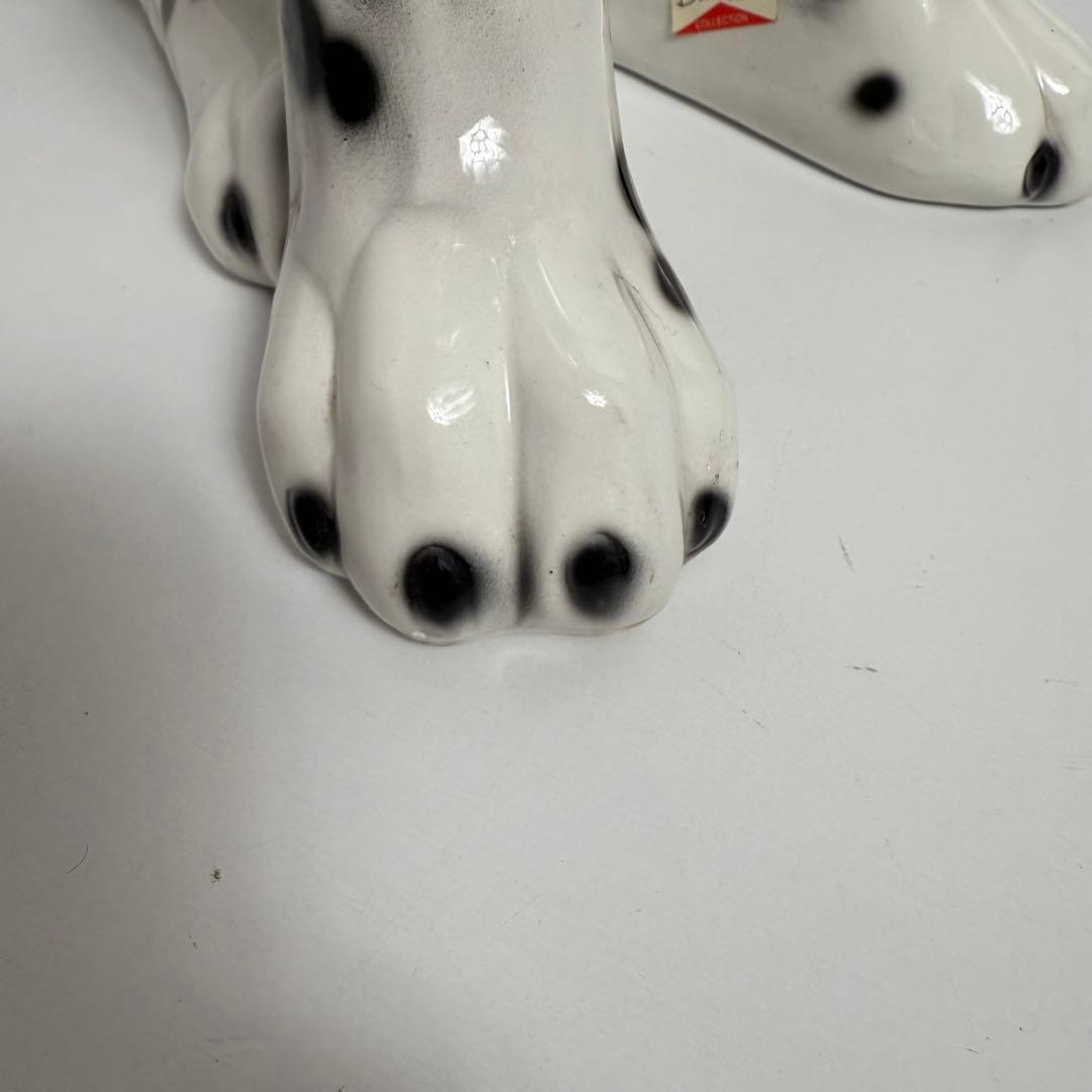 ダルメシアン　特大87cm イタリア製 Demain 陶器製 オブジェ 置物