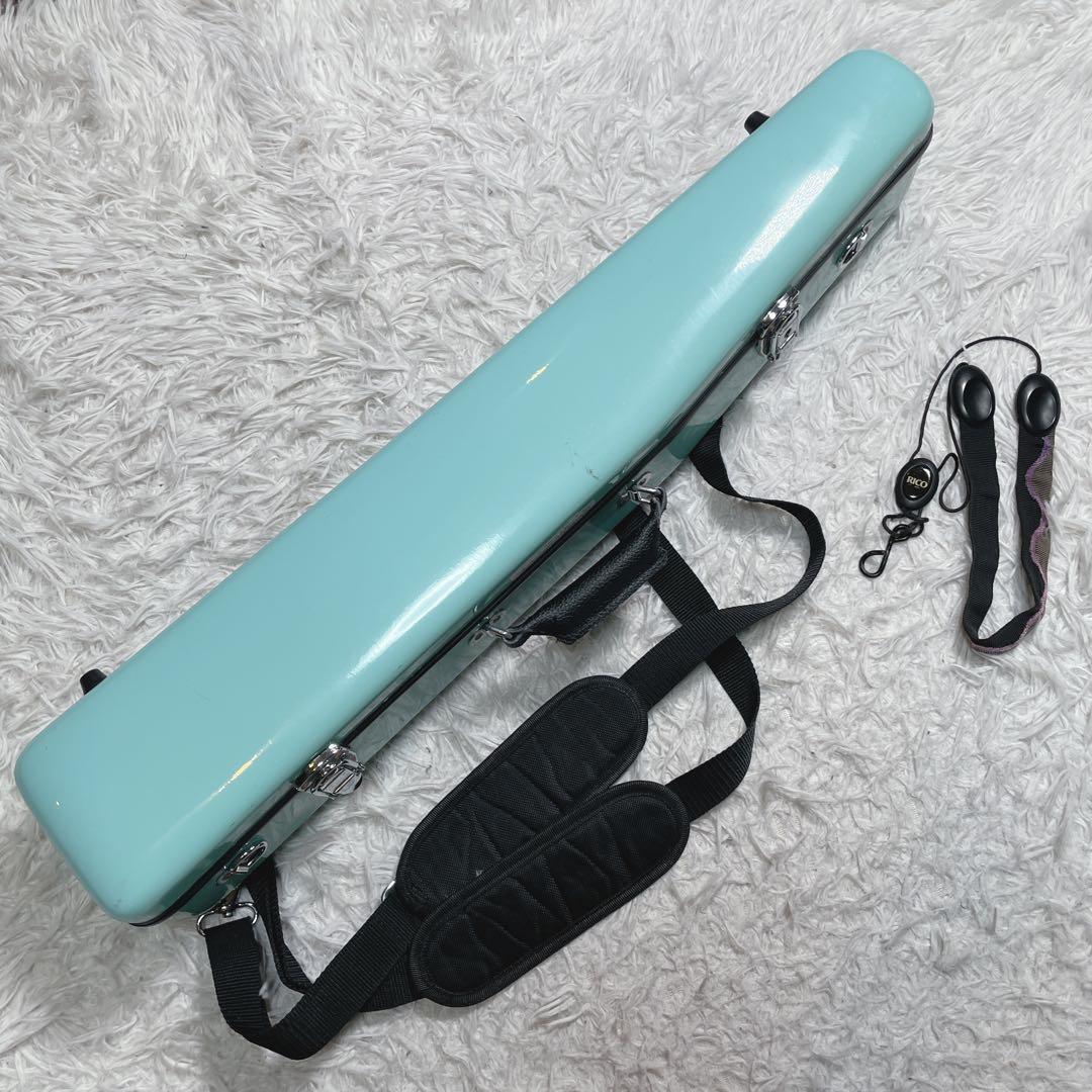 CC シャイニーケース　ソプラノサックス　ケース　ブルー