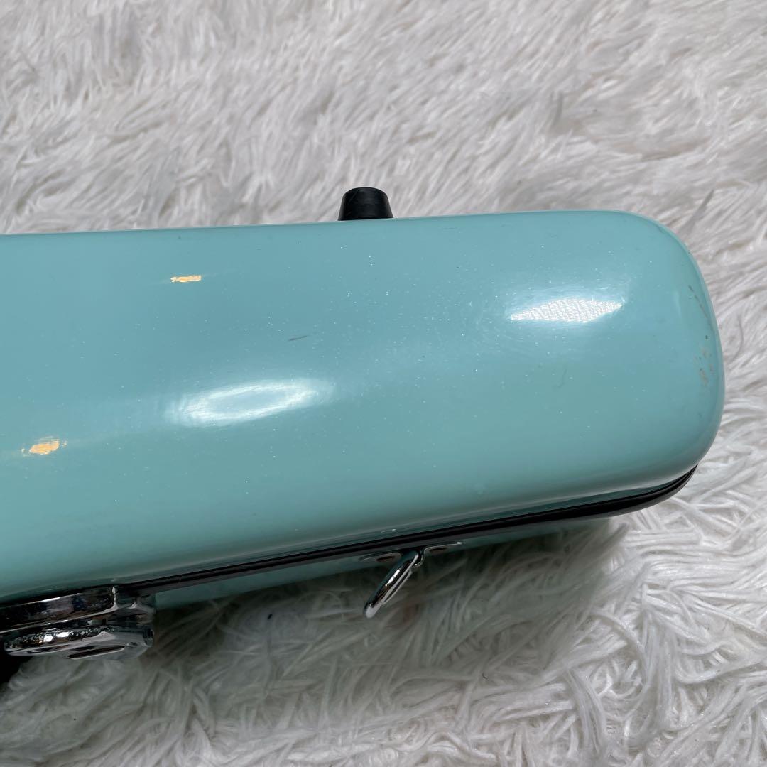 CC シャイニーケース　ソプラノサックス　ケース　ブルー