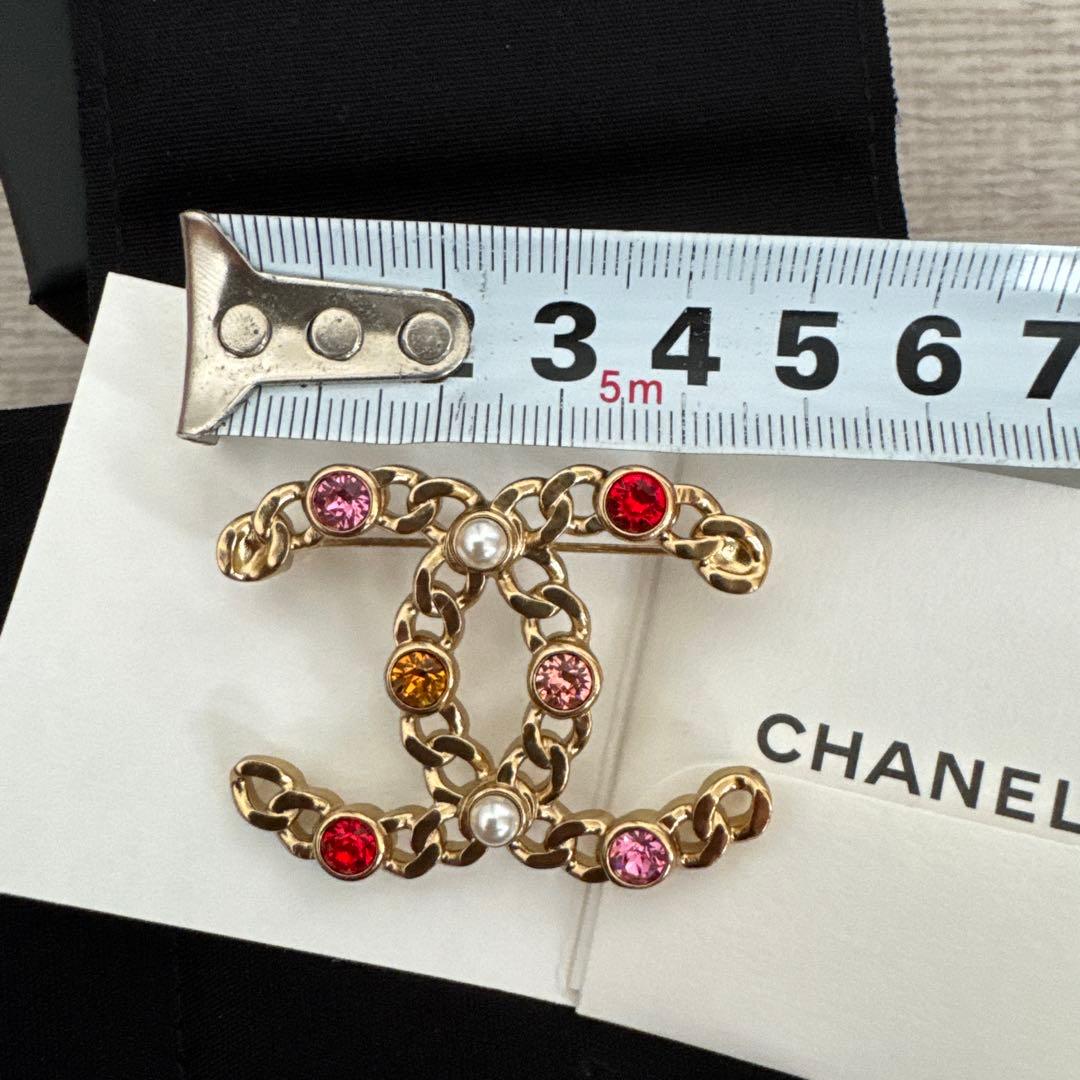 CHANELシャネル21p CCマーク ブローチ 新品未使用