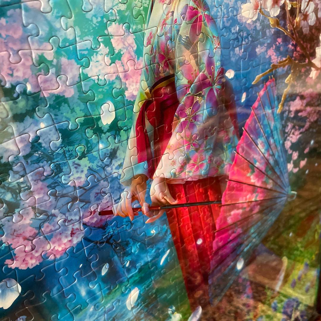 1000ピース ジグソーパズル いろはめぐり (50x75cm) パネル付き