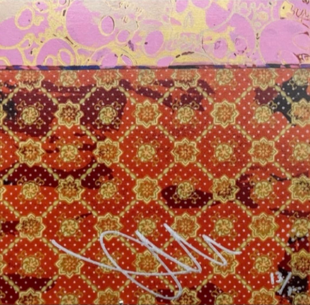 村上隆 サイン入りポスター ザオウーキーのお花の絵へのあこがれ ED300