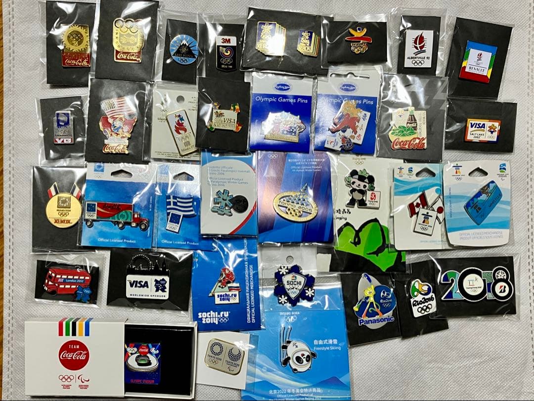 オリンピックピンバッジ 35個まとめ売り 非売品多数
