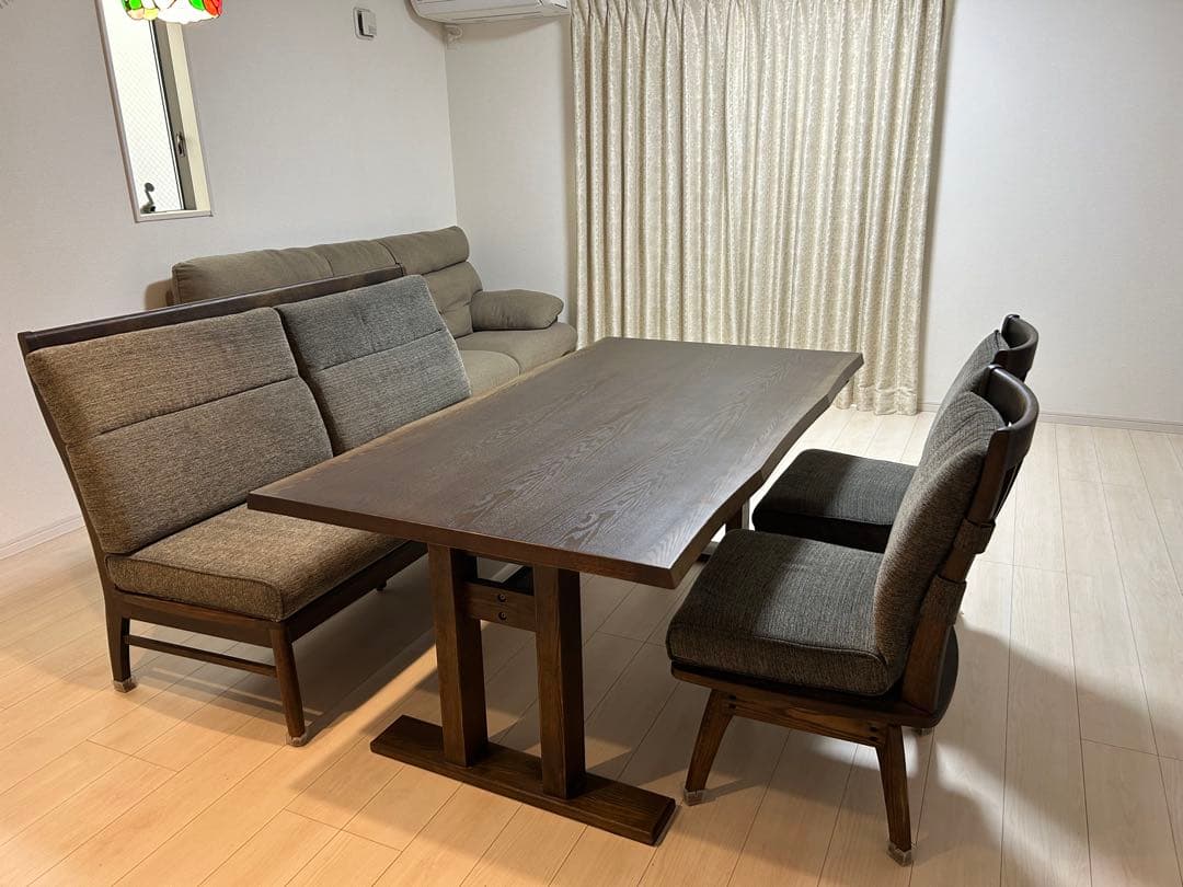 ダイニングテーブルセット茶房795 ※回転チェア1脚のみメル46068さん専用