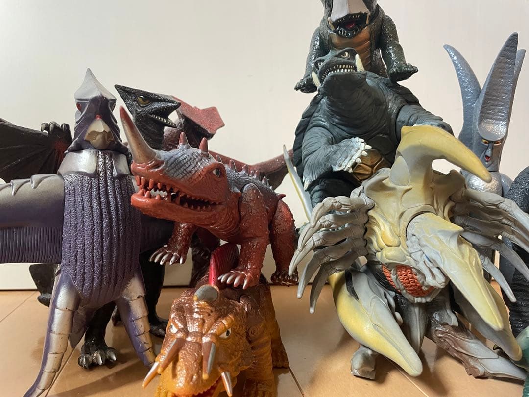 ガメラソフビ11体セット　昭和平成当時物　ギャオスバイラスバルゴンジグラジャイガ