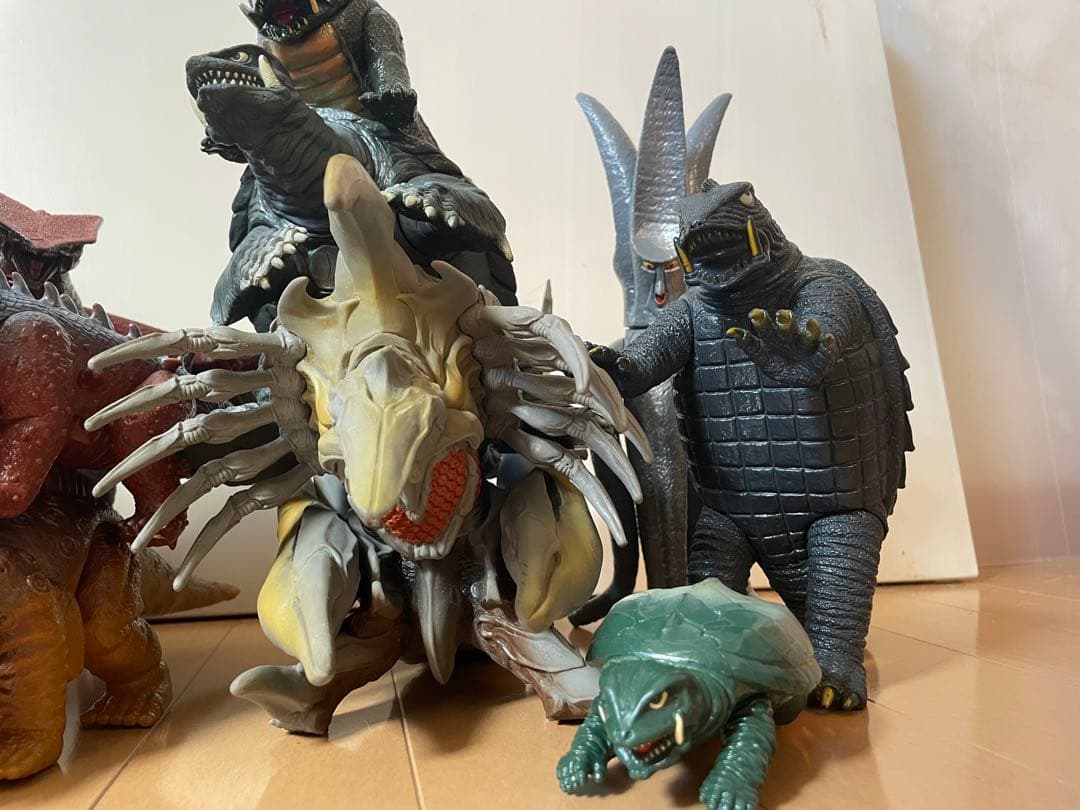 ガメラソフビ11体セット　昭和平成当時物　ギャオスバイラスバルゴンジグラジャイガ