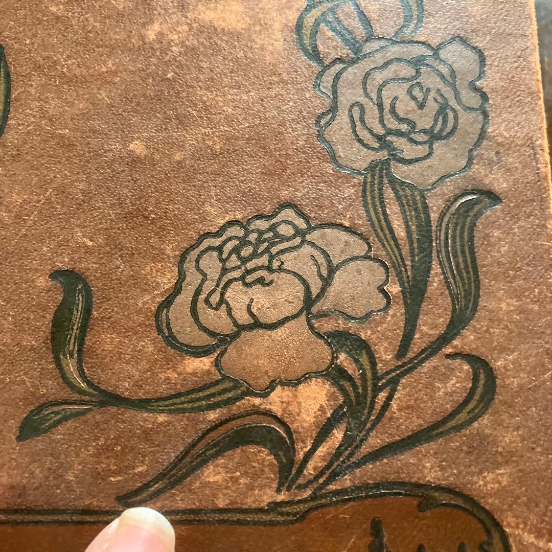 イギリスアンティークポストカードアルバム　薔薇好きさんへ　フランスアンティーク