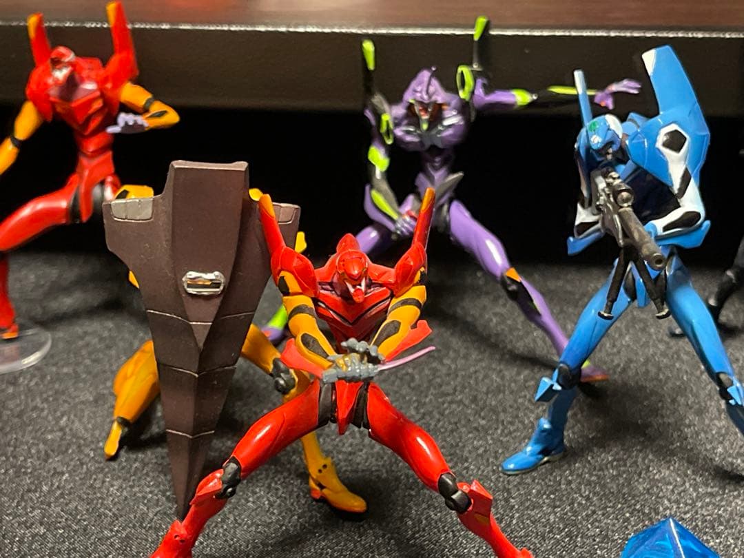 エヴァンゲリオン エントリーカプセル　フィギュアセット　+　アスカ　フィギュア