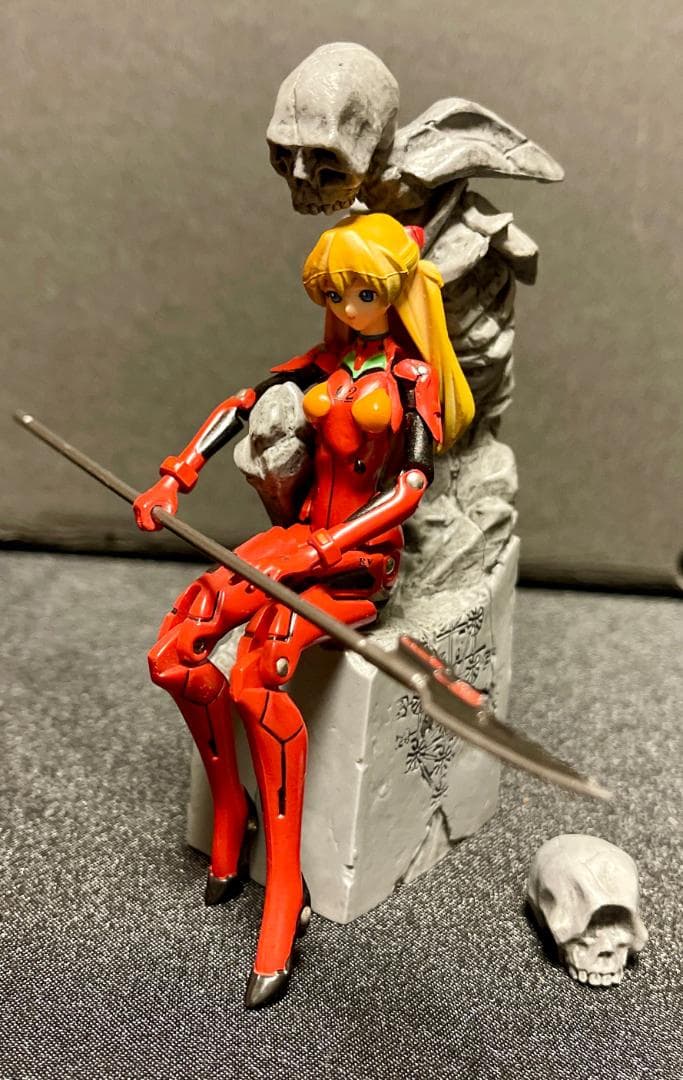 エヴァンゲリオン エントリーカプセル　フィギュアセット　+　アスカ　フィギュア