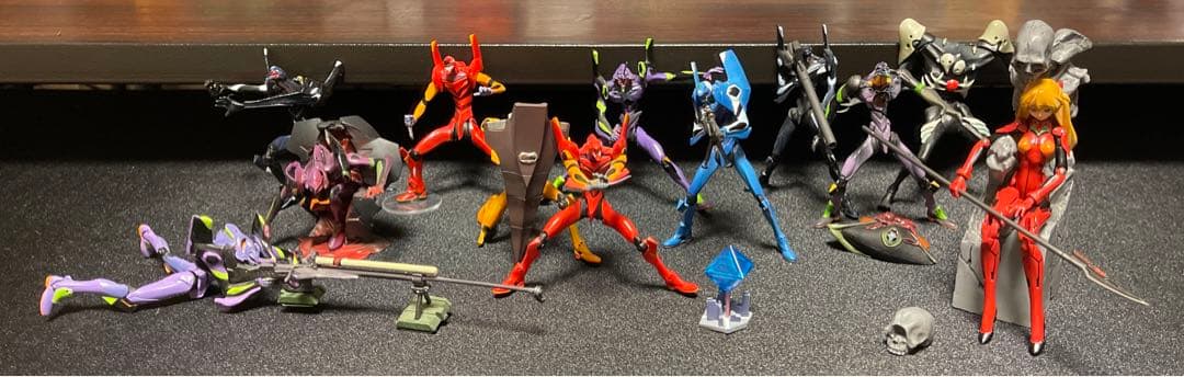 エヴァンゲリオン エントリーカプセル　フィギュアセット　+　アスカ　フィギュア