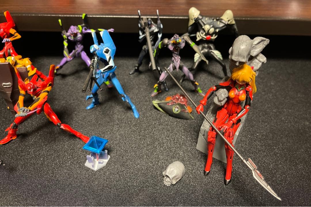エヴァンゲリオン エントリーカプセル　フィギュアセット　+　アスカ　フィギュア