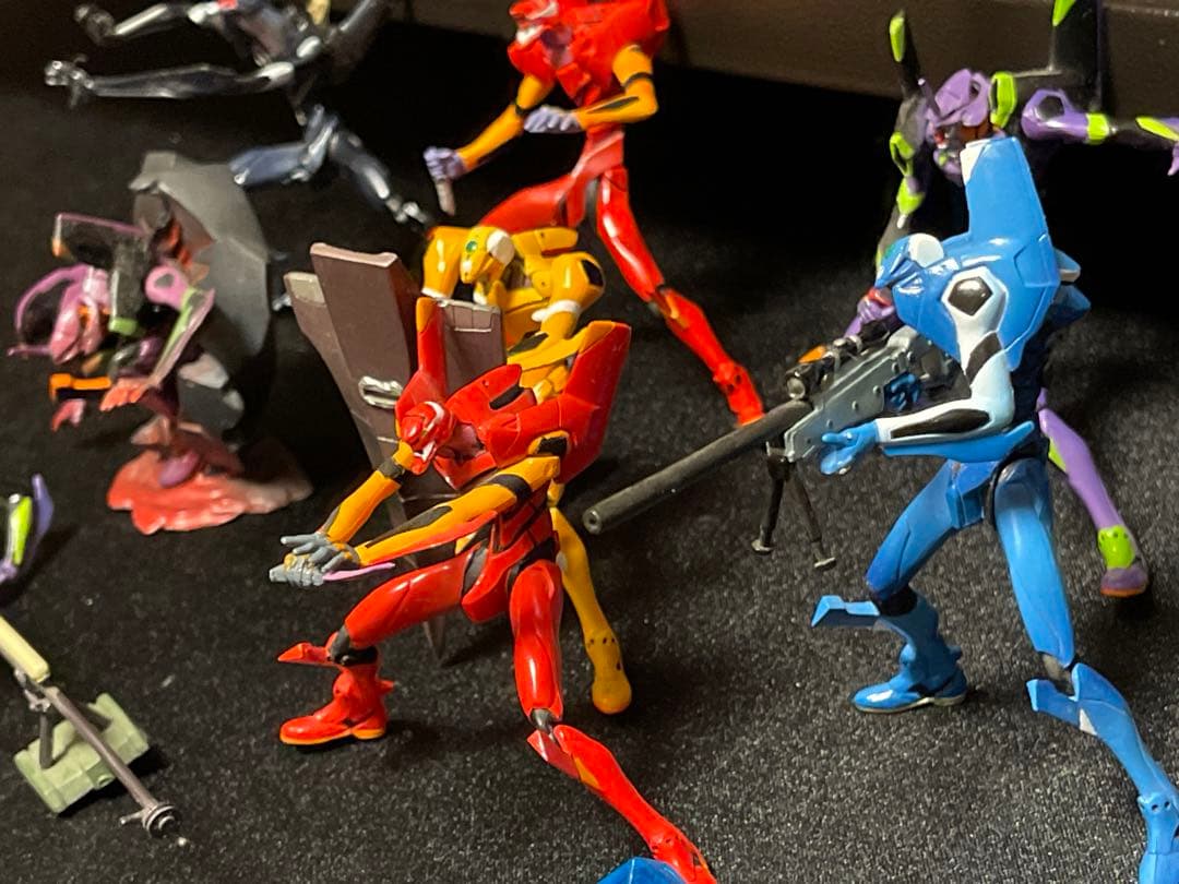 エヴァンゲリオン エントリーカプセル　フィギュアセット　+　アスカ　フィギュア