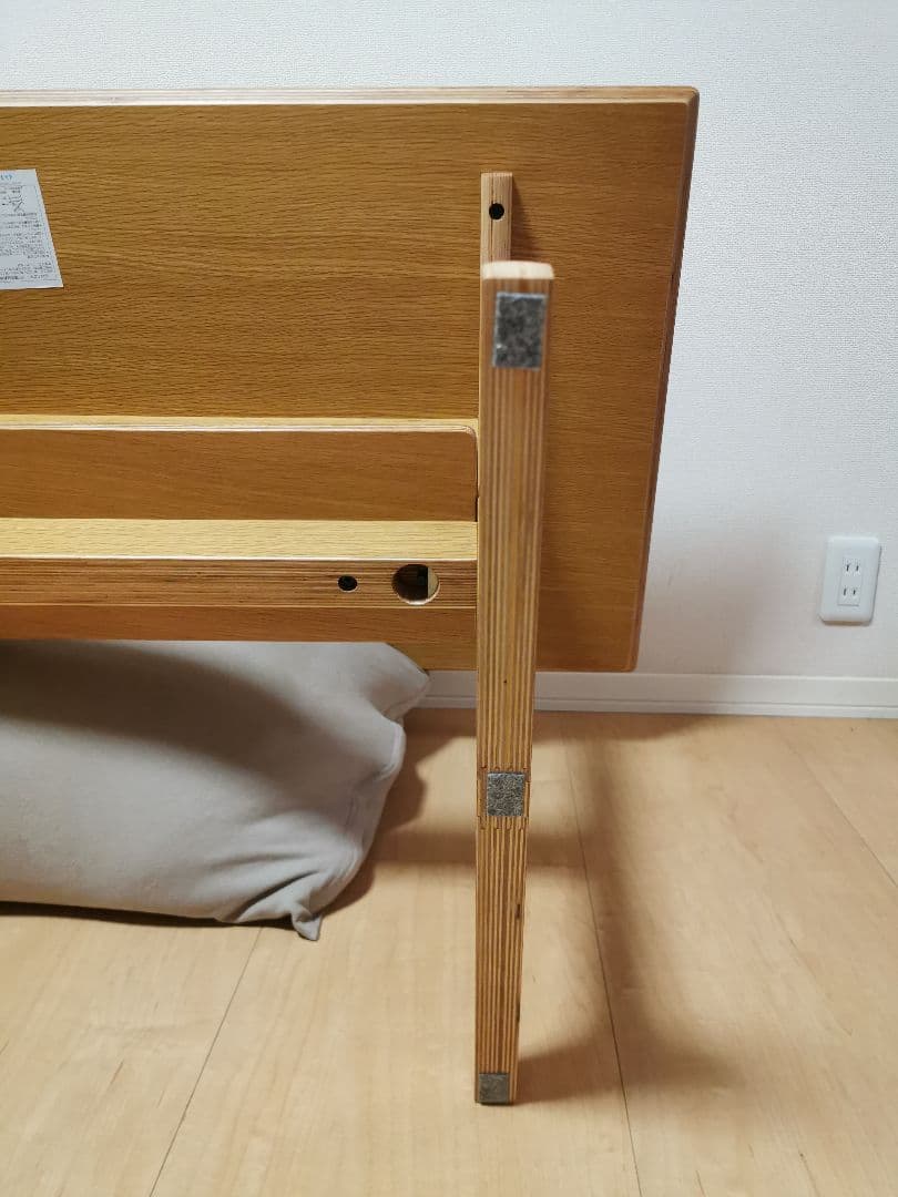 無印良品(MUJI)　リビングでもダイニングでもつかえるテーブル・２・オーク材