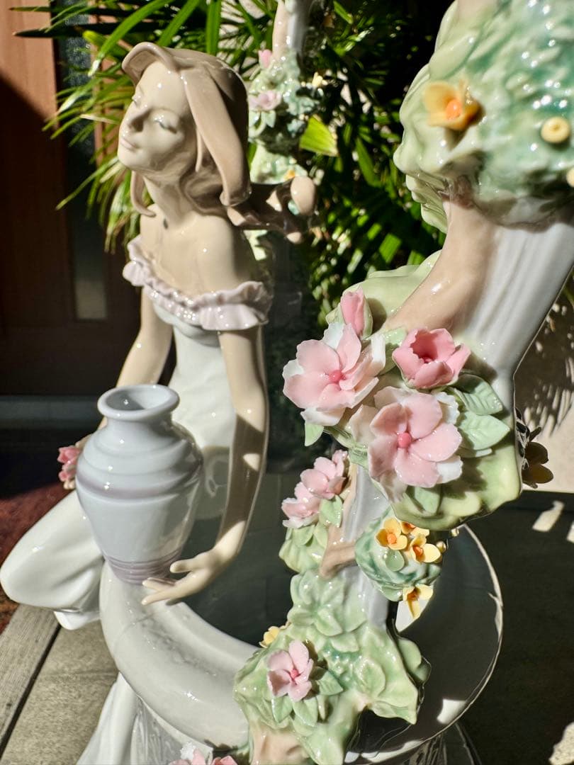 【51.5万円】リヤドロLLADRO 「陽だまりの中で」綺麗！