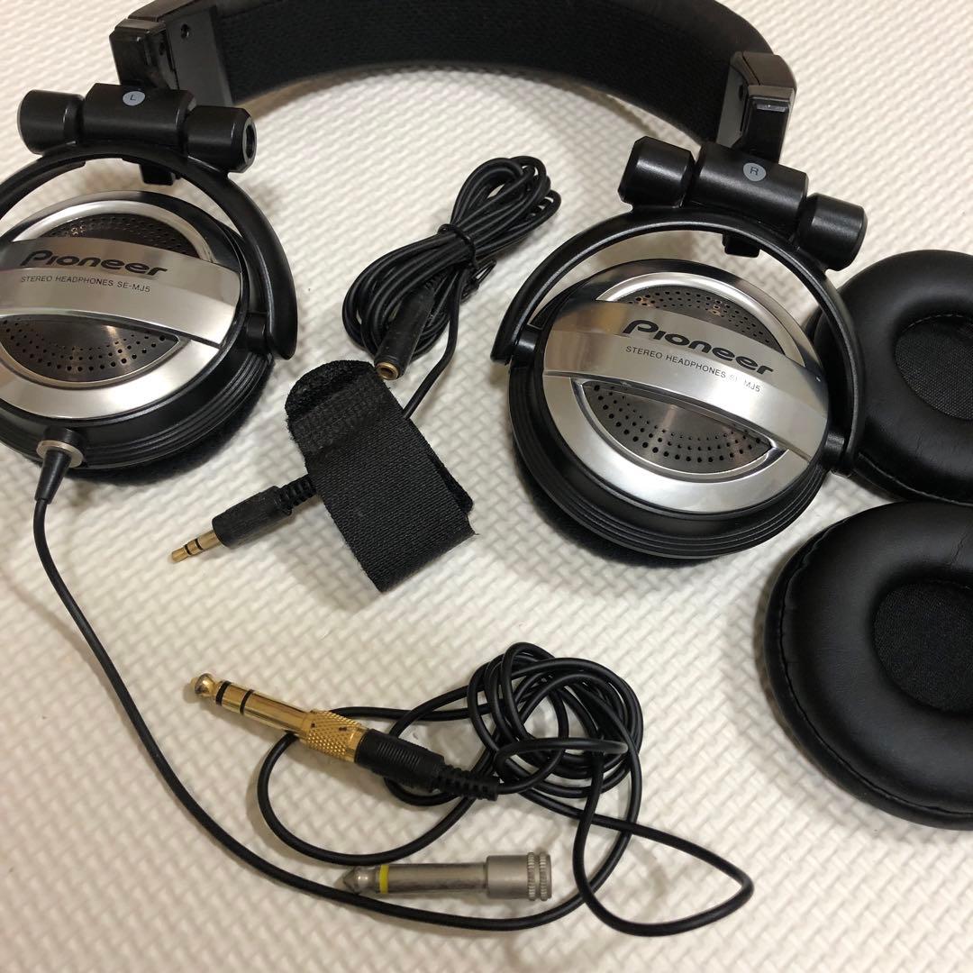 PIONEER 密閉型ダイナミックステレオヘッドホン SE-MJ 5