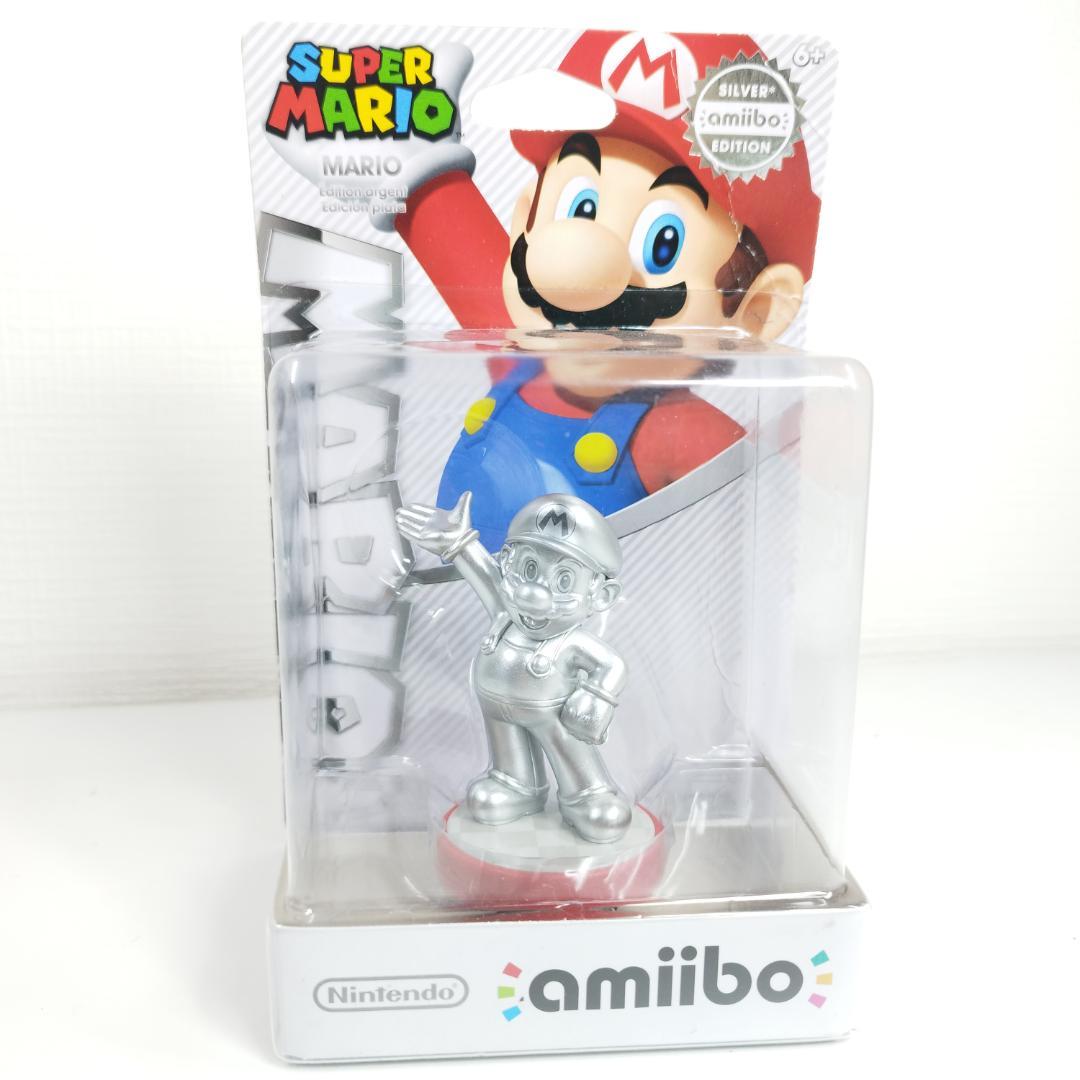 アミーボ シルバー マリオ 北米版 新品 Silver 任天堂 Sup IO26