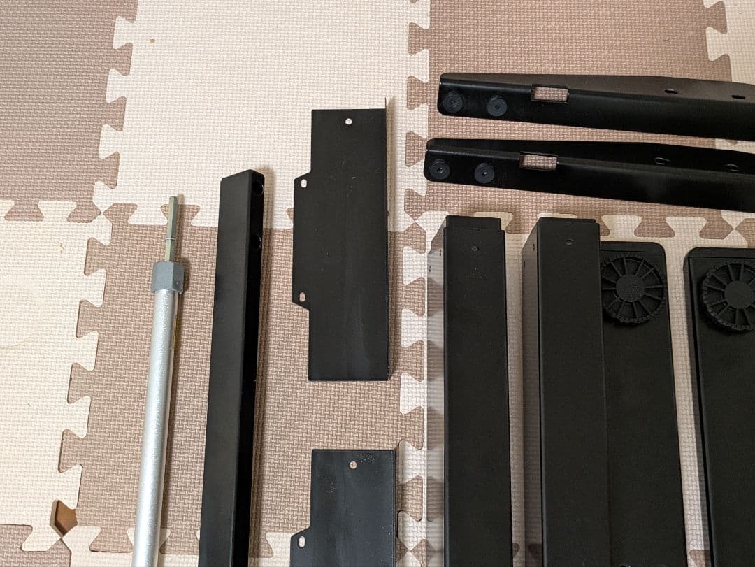 FLEXISPOT EF1B 電動昇降デスクフレーム（ブラック）脚のみ