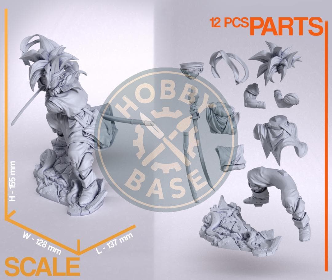 クロノ 1/10 フィギュア ガレージキット 未塗装未組立 クロノ・トリガー