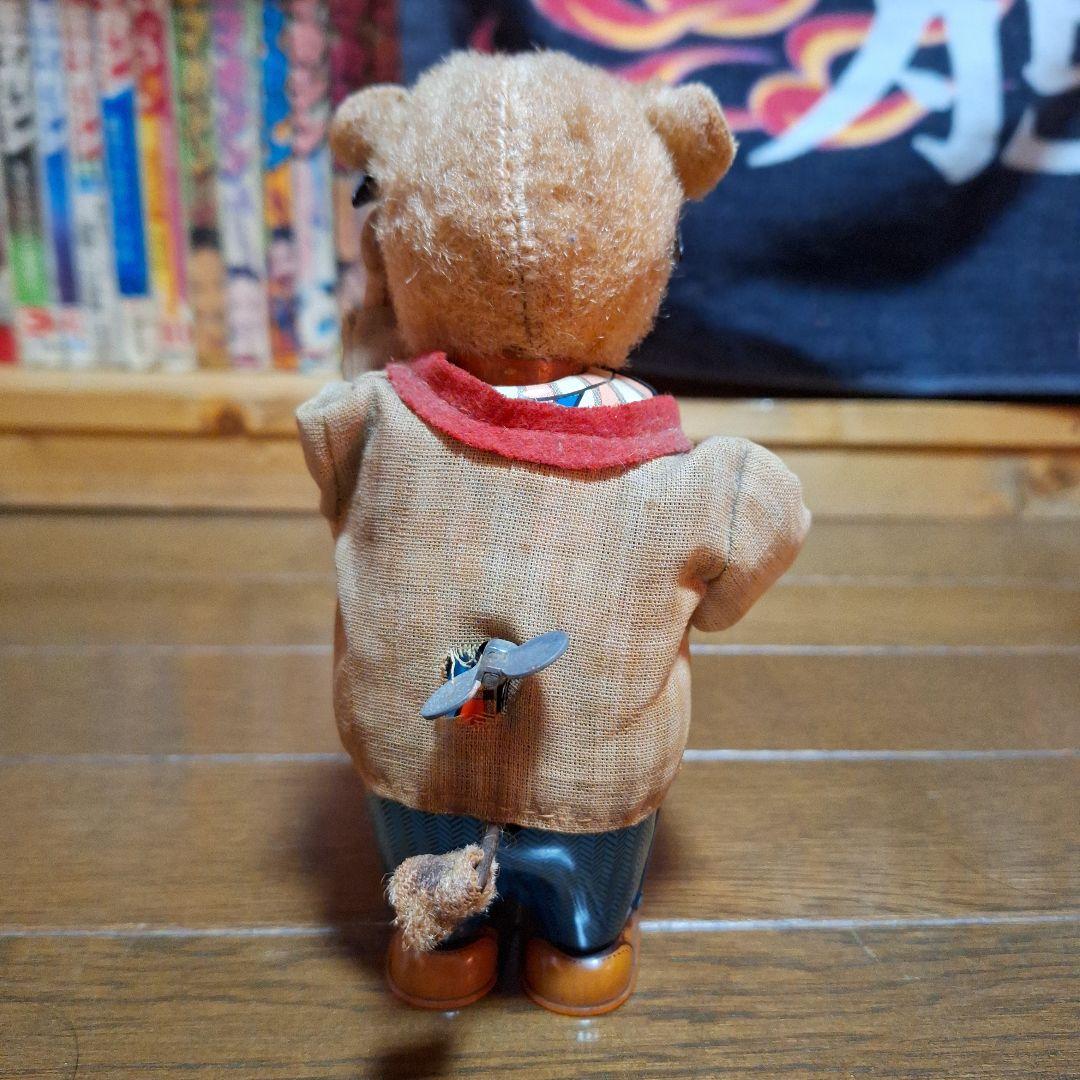 Theodoros 【クマ　眼鏡拭き】ブリキ　昭和レトロ　おもちゃ
