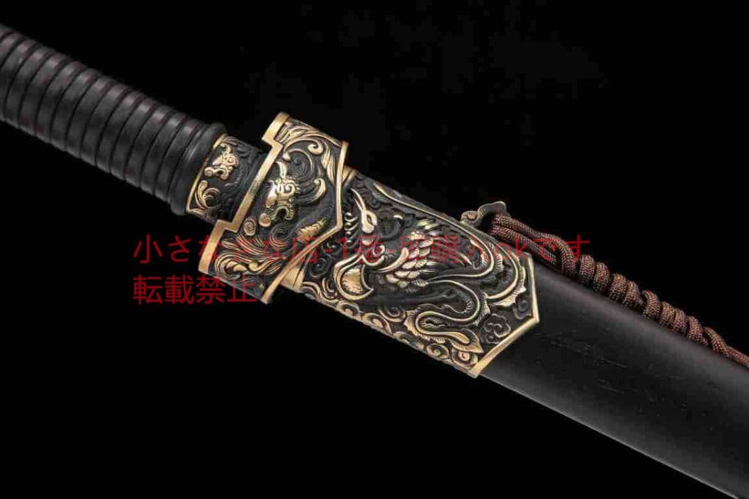 龍鳳戦剣六面百錬鋼金  古兵器 武具　刀装具　日本刀　模造刀 居合刀