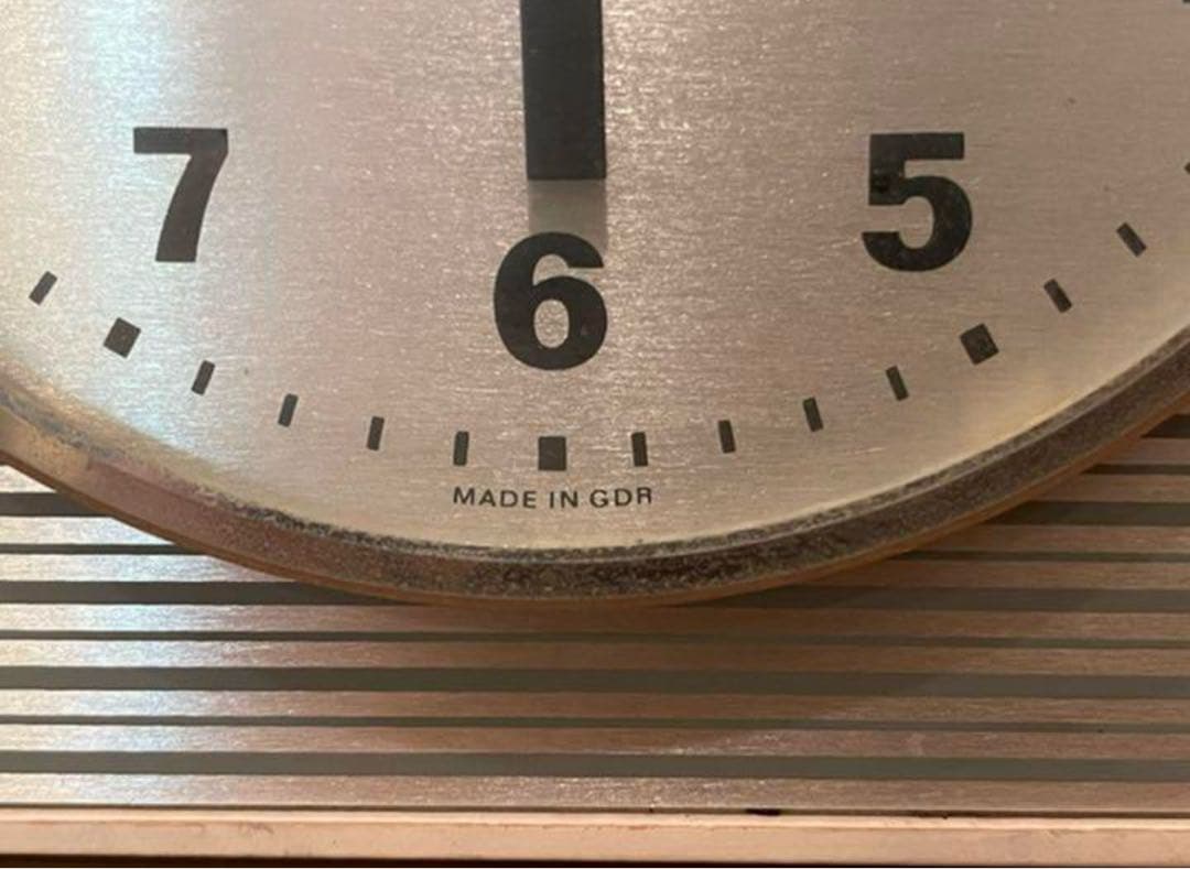 東ドイツ WEIMAR 壁掛け時計 ウォールクロック ビンテージ レトロ