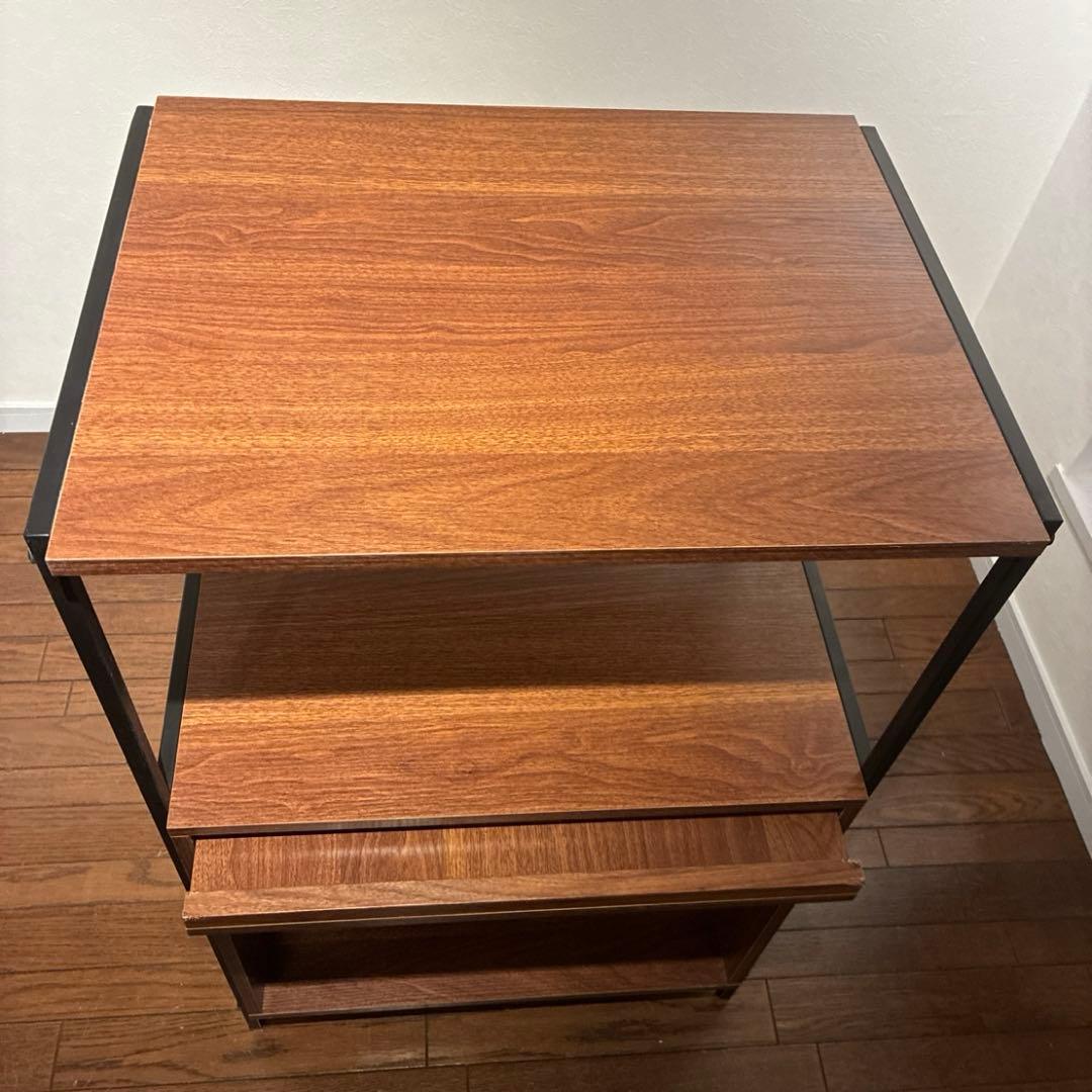 猫用トイレ　収納ラック　スリムタイプ　木目　シンプル　トイレ　キャットラック　棚