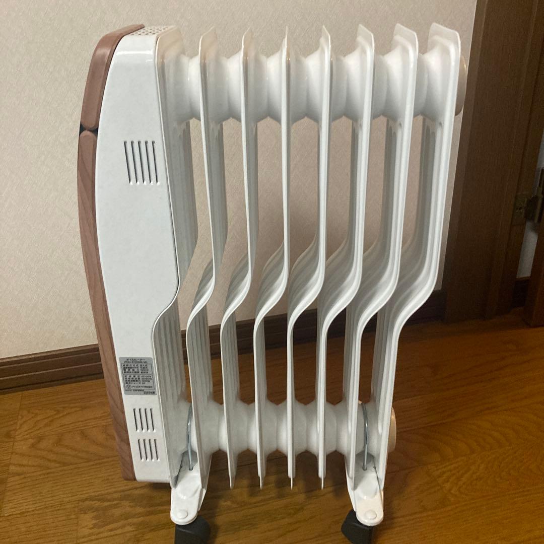 木目調オイルヒーター デジタル操作パネル