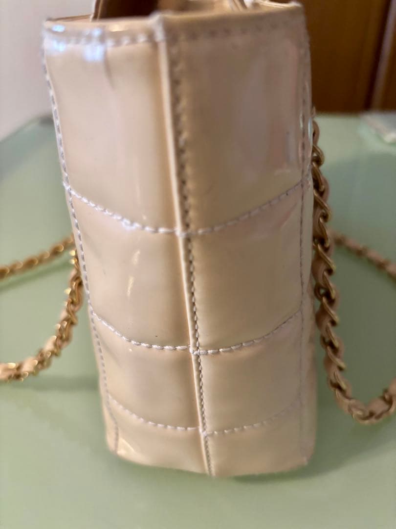 し*い様 CHANEL✨ベージュ キルティング ショルダーバッグ✨美品✨お値下げ