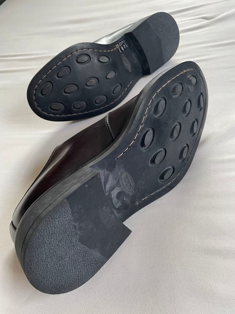 【新品】１５万 試着のみTod’s トッズ　モンクストラップ　ダークブラウン　８