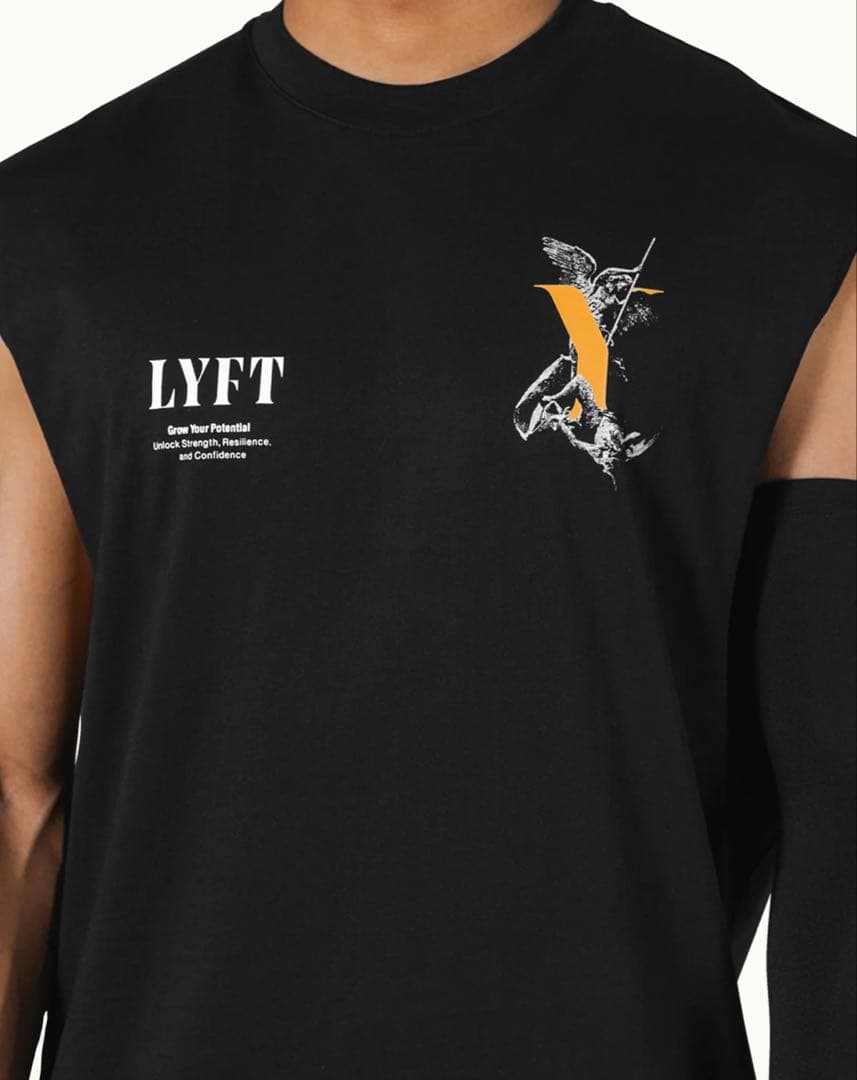 LYFT リフト Statue Y Loose Tanktop Black