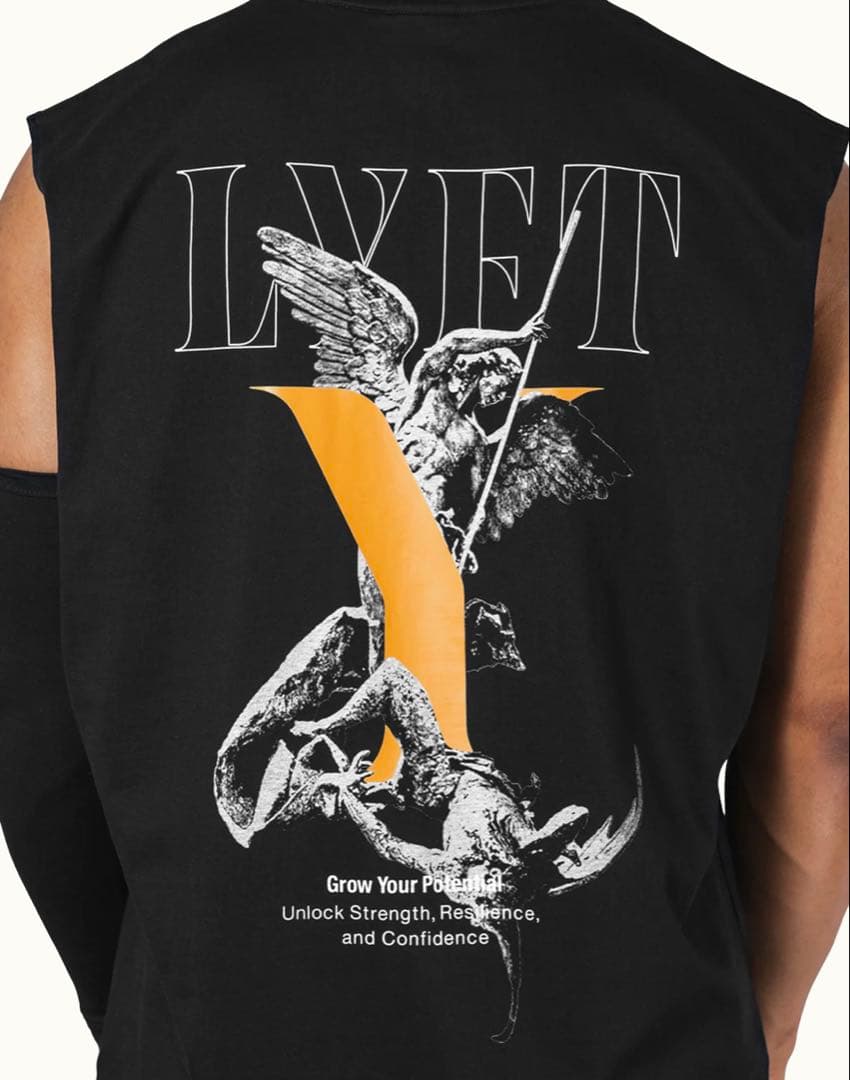 LYFT リフト Statue Y Loose Tanktop Black