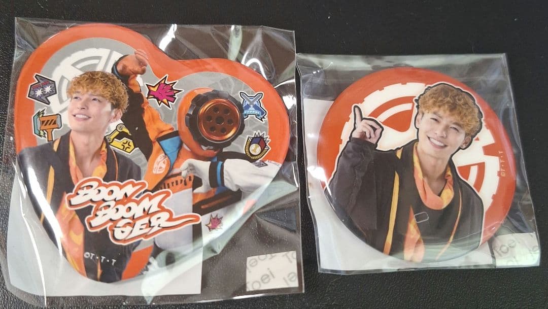 ブンブンジャー　缶バッジ　ブンオレンジ TOSくじ A賞 D賞 振騎玄蕃