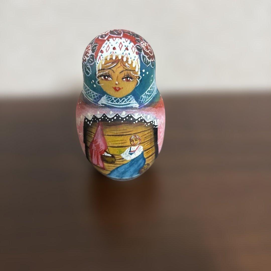 手描きマトリョーシカ 7個セット