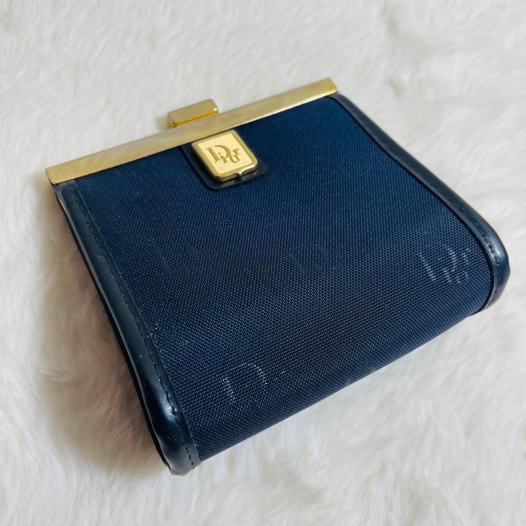 【未使用保管品】Dior トロッター ケース ネイビー 紺