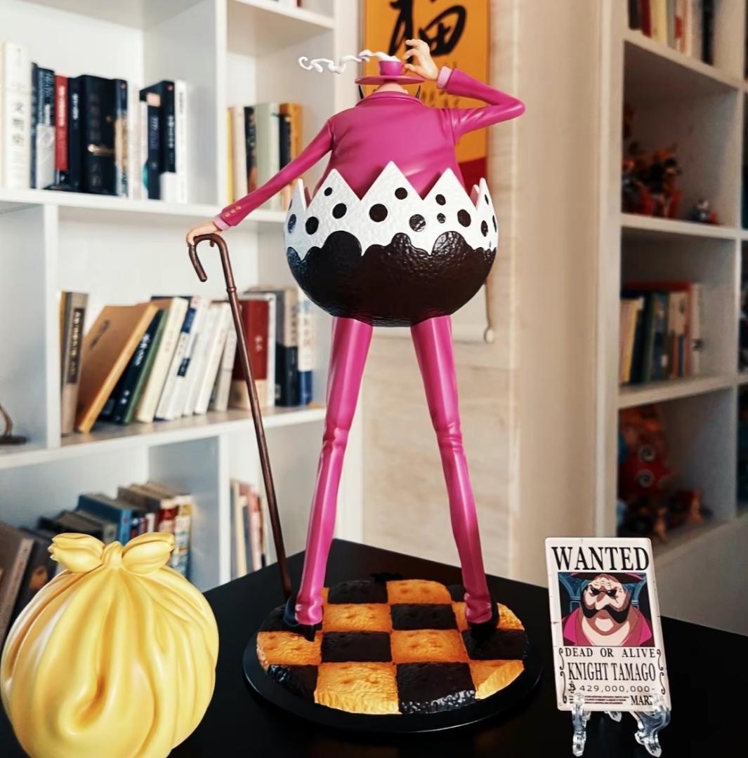 ワンピース Black タマゴ男爵 ガレージキット ガレキ スタチューフィギュア