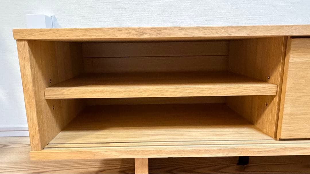 【廃盤品】無印良品 オーク材 テレビボード 150cm ZR24067