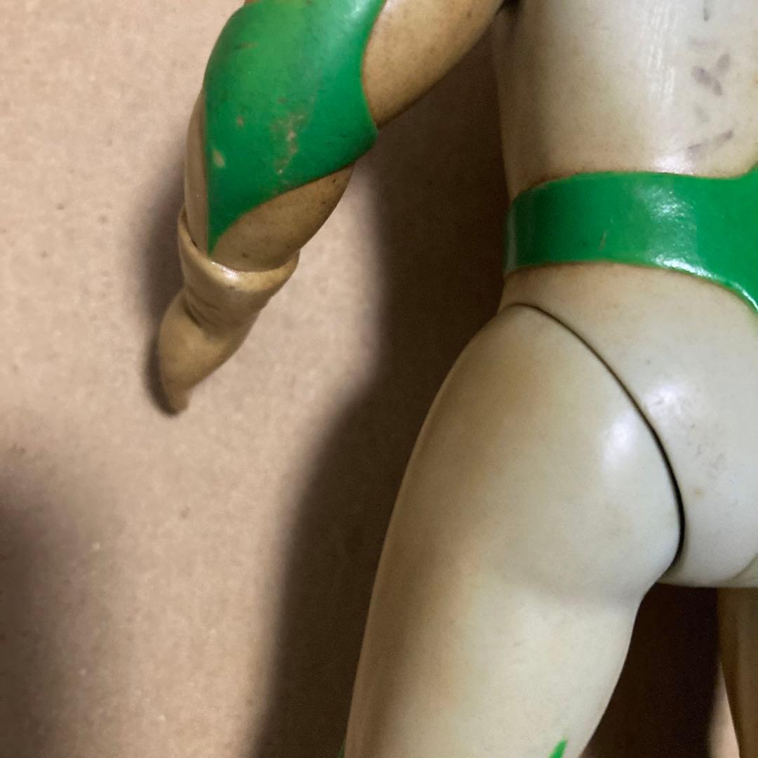 当時物 ミラーマン 面取れ ソフビ 人形 ブルマァク 円谷プロ