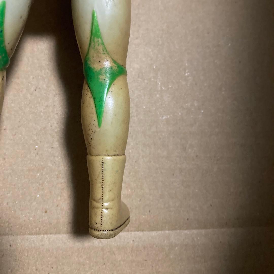 当時物 ミラーマン 面取れ ソフビ 人形 ブルマァク 円谷プロ